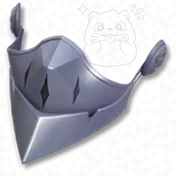 Silver Helm Visor