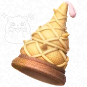 Fluffy Ice Cream Cone