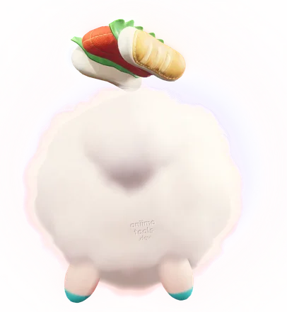 Gefüllter Hotdog · Getragen von Nimbi