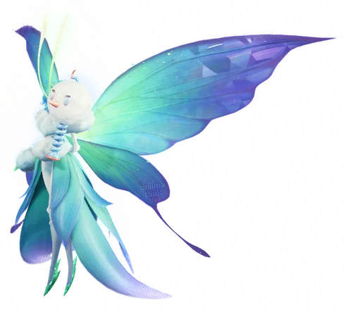 Verspielter Vogel · Getragen von Schlummerflügel