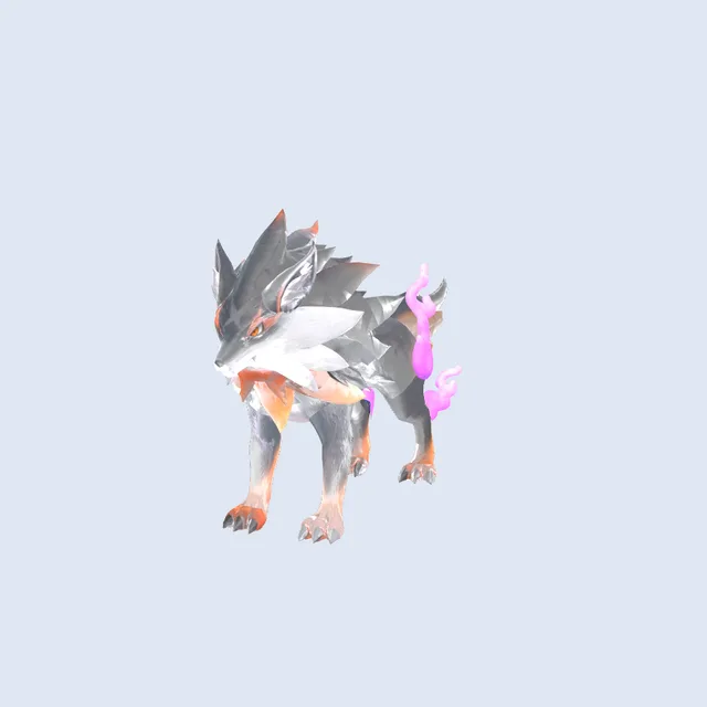 Flameruff Sparkling variant (recomposed render)