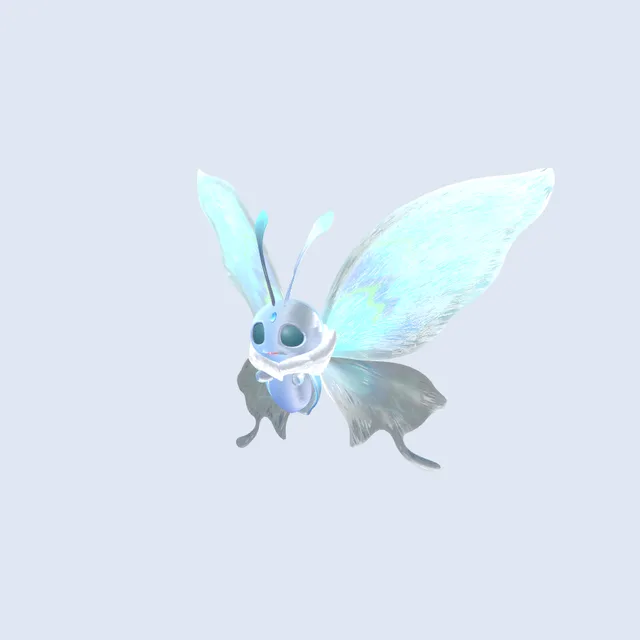 Flutternym Sparkling variant (recomposed render)