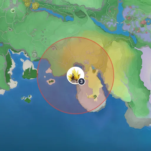 Área aproximada de aparição de Pelirraio no mapa: Planícies Ventosas