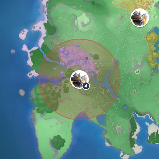 Área aproximada de aparição de Labaruivo no mapa: Planícies Ventosas