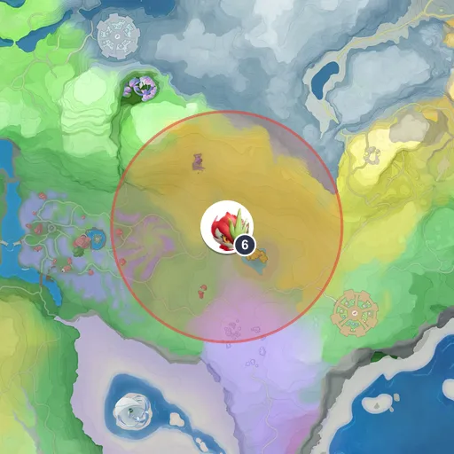Zone d'apparition approximative de Rapiéronce sur la carte : Breezy Plains