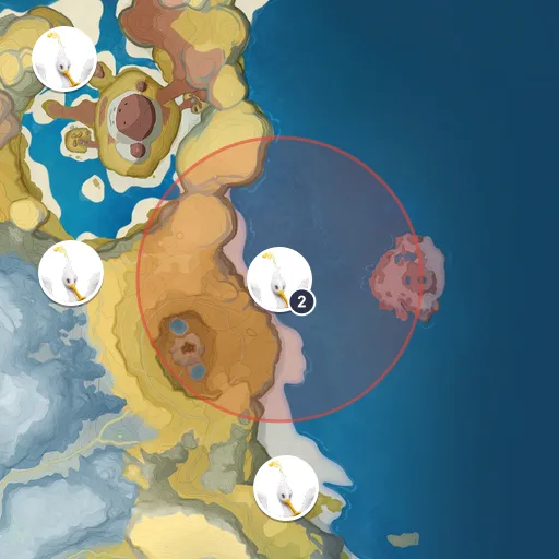 Área aproximada de aparição de Trombico no mapa: Planícies Ventosas