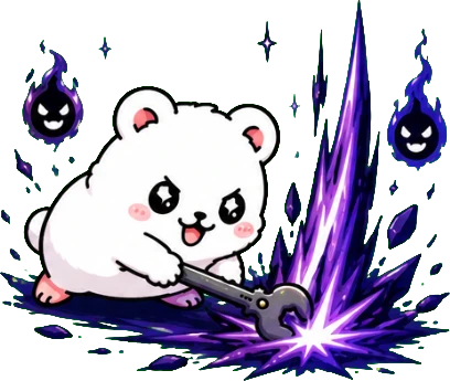 Aniimo Tools mascot, Dark theme